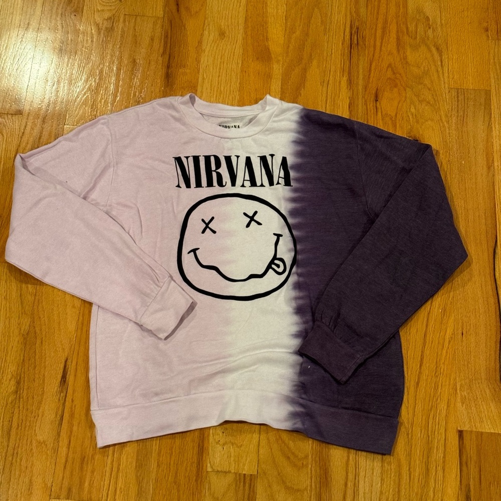 Nirvana Long Sleeve Tie Dye Sweater - Picture 1 of 1